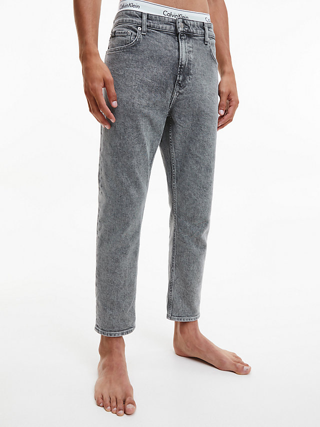 Denim Grey Dad Jeans undefined men Calvin Klein