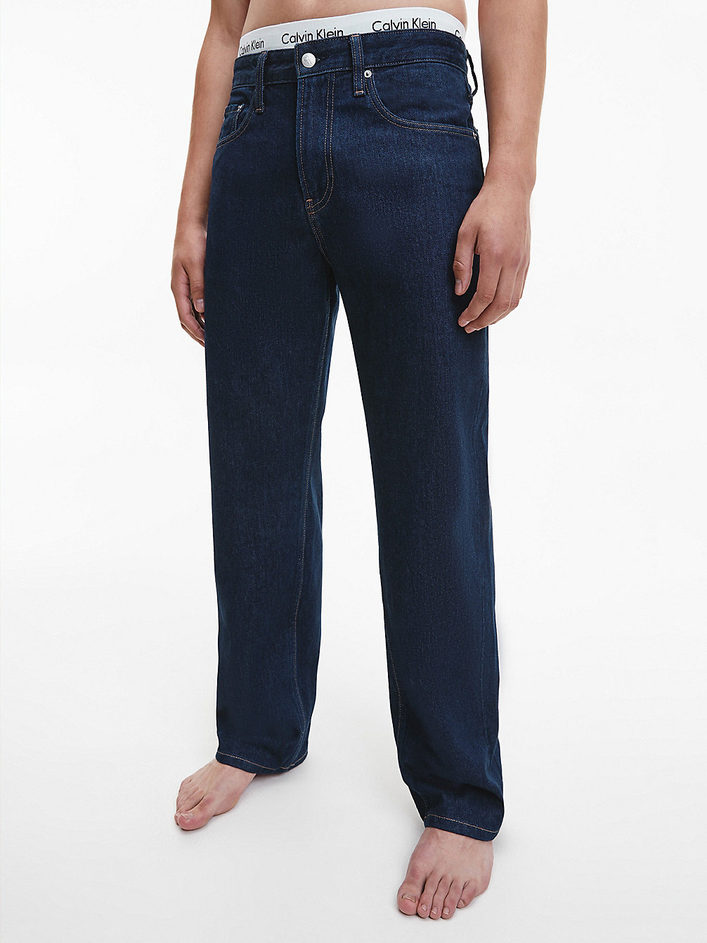 DENIM RINSE > 90's Straight Jeans > undefined men - Calvin Klein