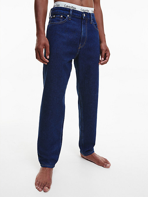 MODA UOMO Jeans Strappato sconto 78% Calvin Klein Pantaloncini jeans Blu w28/l32 