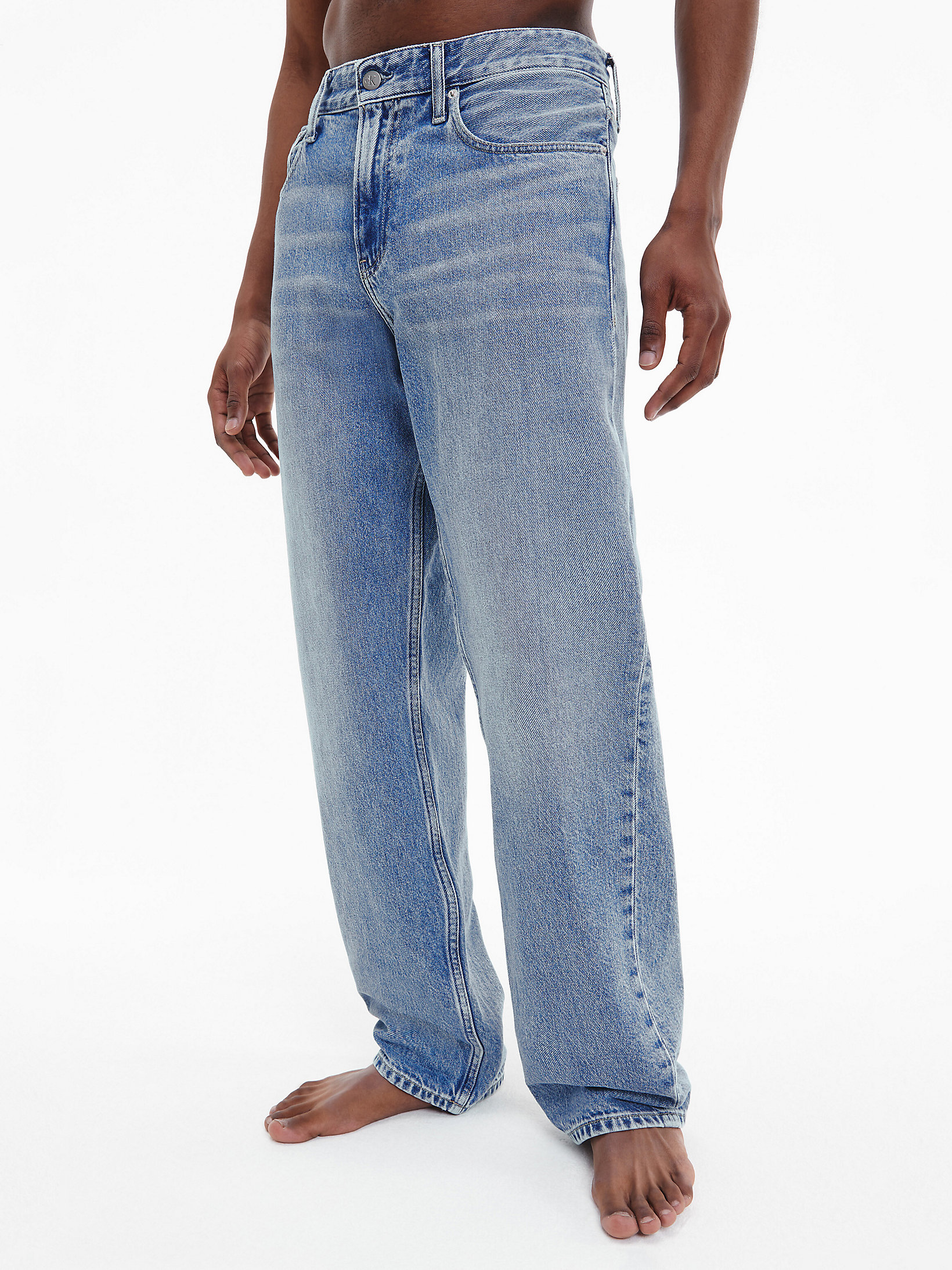 Denim Light 90's Straight Jeans undefined men Calvin Klein