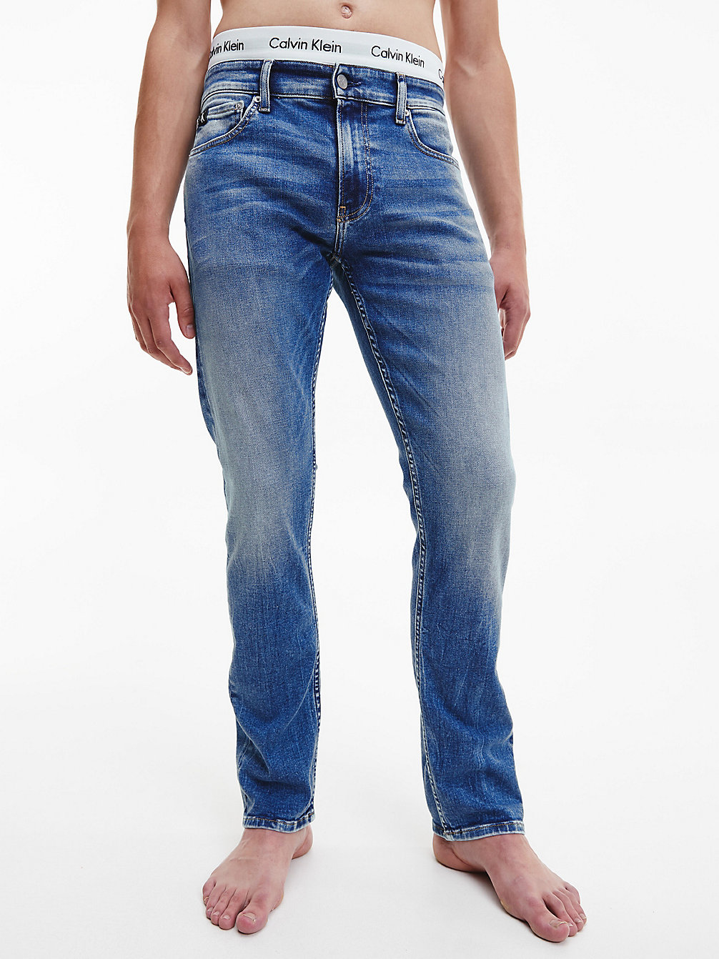 DENIM MEDIUM Slim Jeans undefined men Calvin Klein