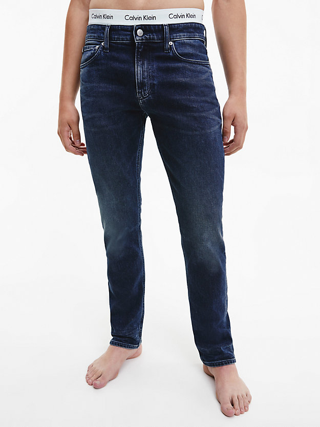 denim dark slim jeans for men calvin klein jeans
