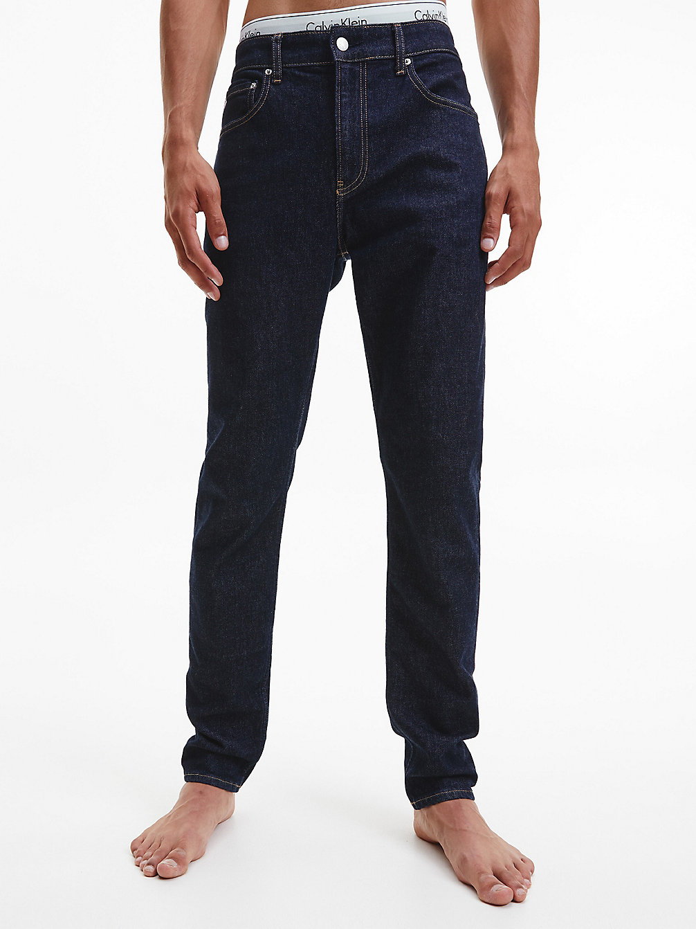 DENIM RINSE Slim Tapered Jeans undefined men Calvin Klein