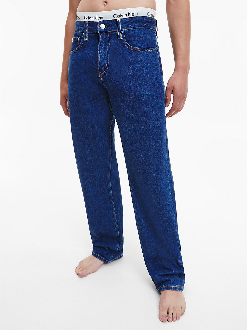 DENIM MEDIUM 90's Straight Utility Jeans undefined heren Calvin Klein