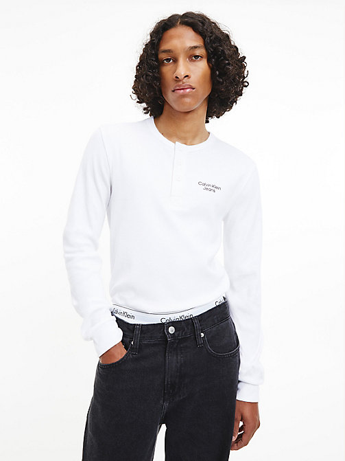 Calvin Klein Denim Onderhemden Nb4012a-100 in het Wit voor heren Heren Kleding voor voor T-shirts voor Singlets 