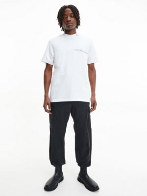 BRIGHT WHITE Relaxtes T-Shirt aus Bio-Baumwolle für Herren CALVIN KLEIN JEANS