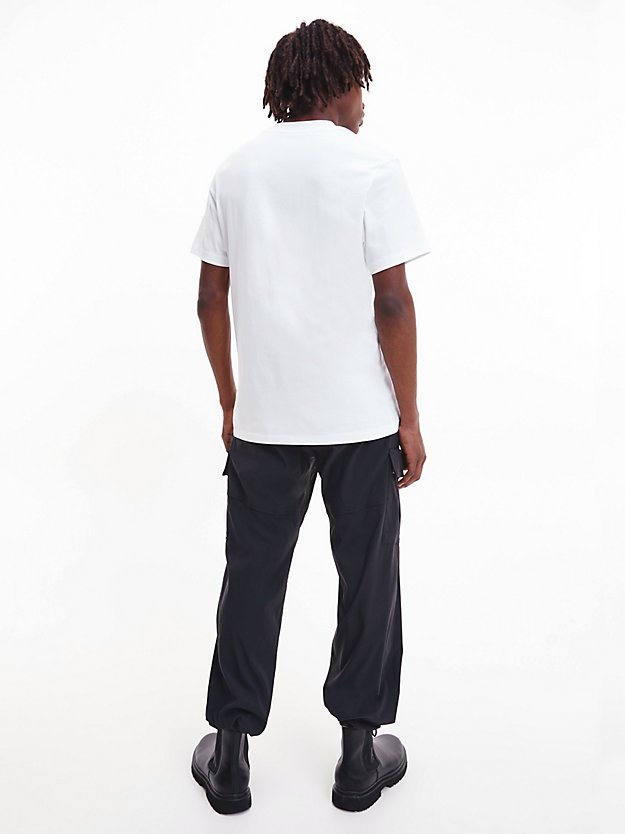 BRIGHT WHITE Relaxtes T-Shirt aus Bio-Baumwolle für Herren CALVIN KLEIN JEANS