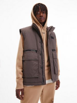 calvin klein men's packable vest