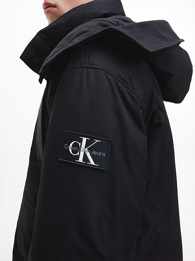CK BLACK Padded Parka Coat for men CALVIN KLEIN JEANS