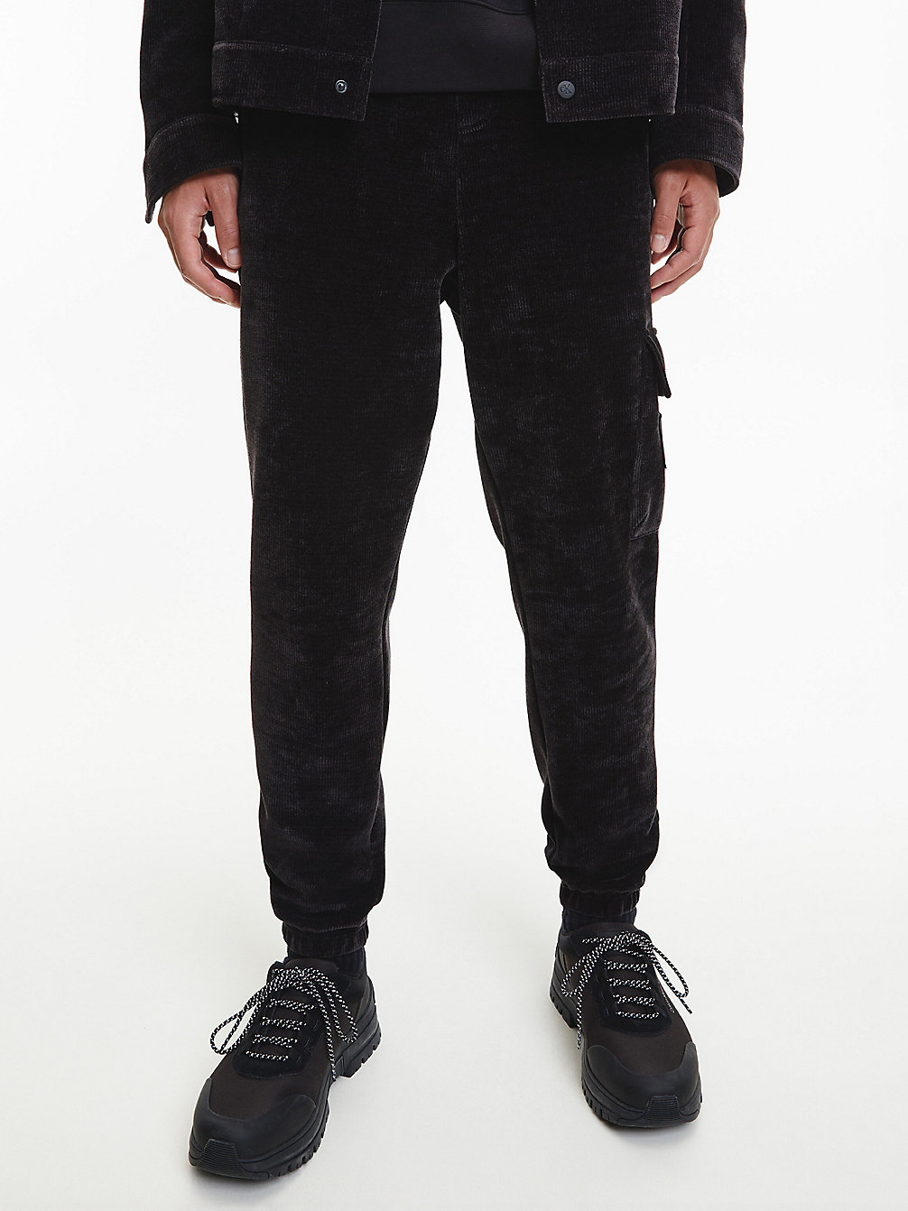 CK BLACK > Spodnie Dresowe Z Aksamitu I Sztruksu > undefined Mężczyźni - Calvin Klein