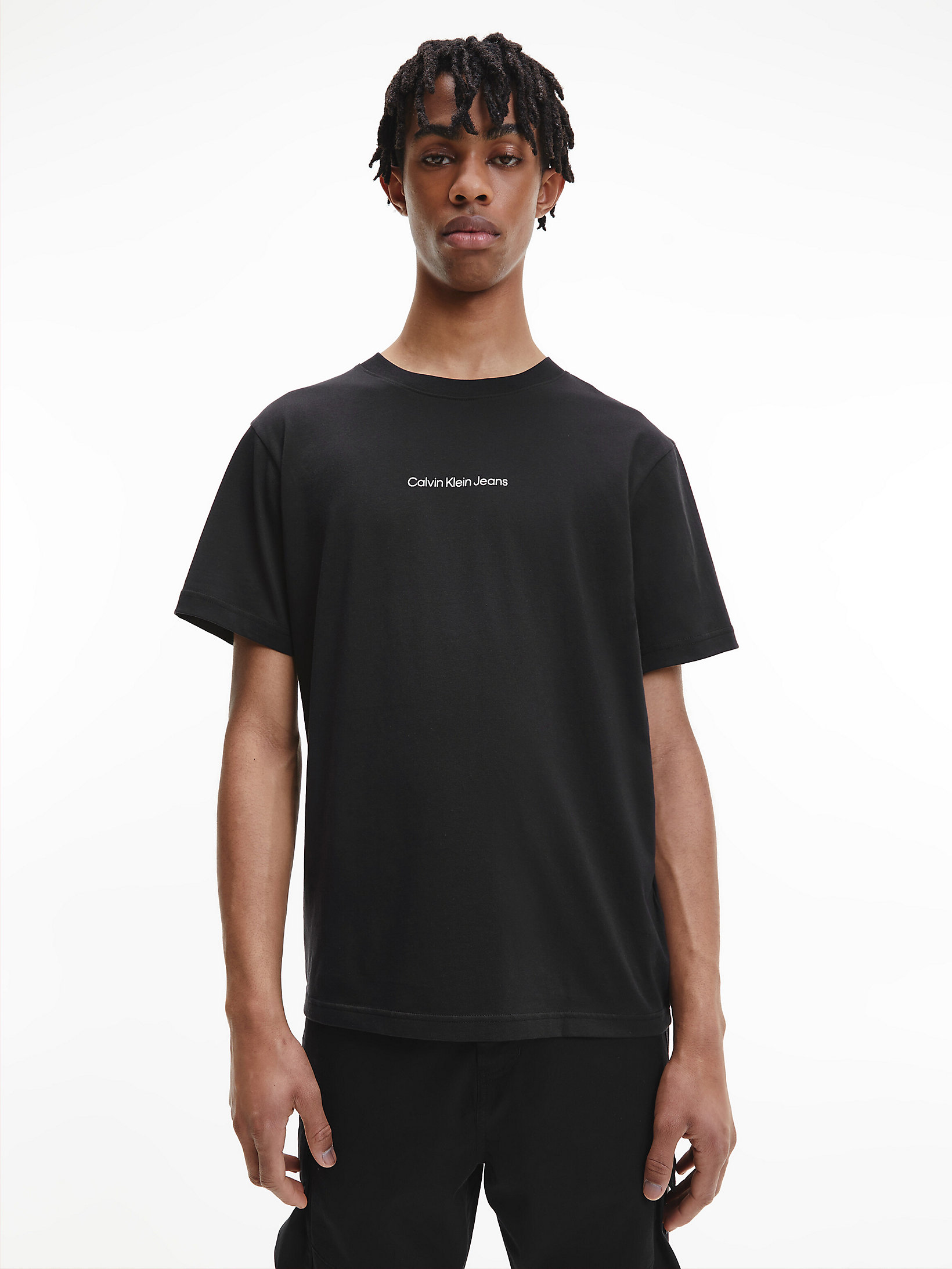 CK Black > Lässiges Logo-T-Shirt > undefined Herren - Calvin Klein