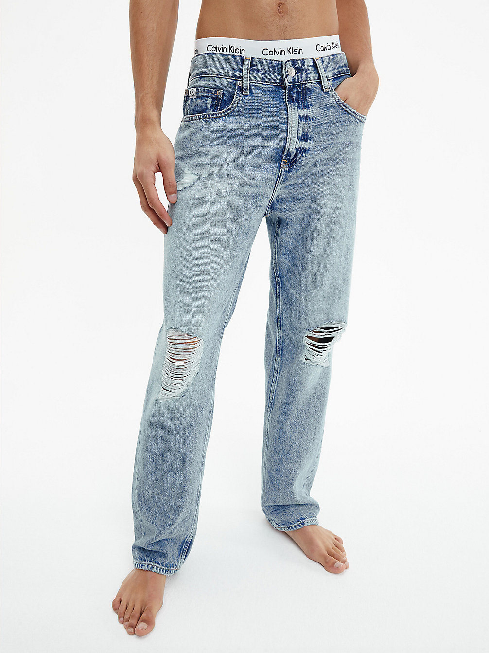 DENIM LIGHT 90's Straight Jeans undefined men Calvin Klein