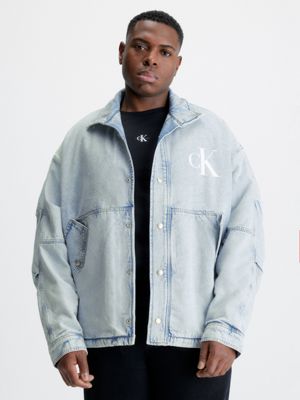 Oversized Padded Denim Jacket