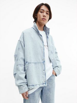 Oversized Padded Denim Jacket