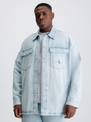 Giacca a camicia in denim oversize da seo ProductKeyword