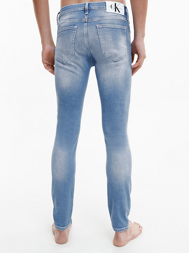 denim super skinny jeans voor heren - calvin klein jeans