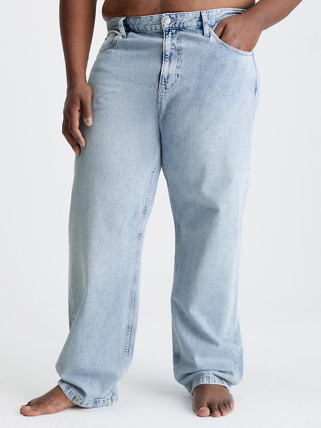 90's straight jeans blue da uomo calvin klein jeans