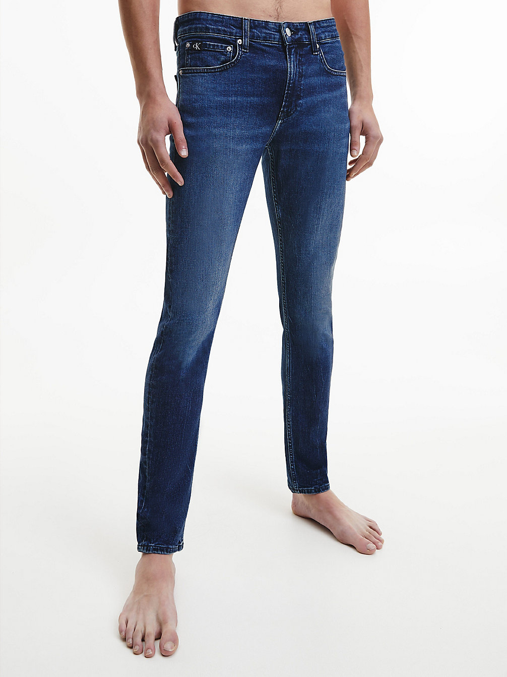 DENIM DARK Slim Tapered Jeans undefined heren Calvin Klein