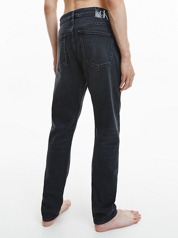 DENIM BLACK Slim Tapered Jeans for men CALVIN KLEIN JEANS