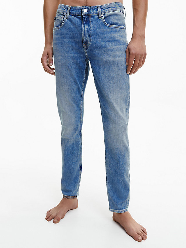 Denim Medium Slim Tapered Jeans undefined men Calvin Klein