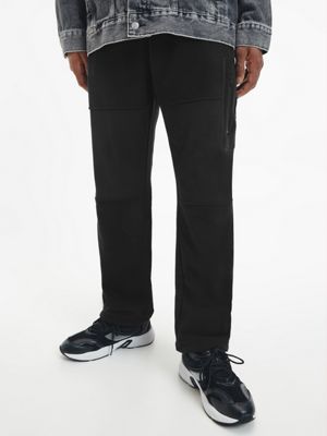 CK BLACK Pantalon De Jogging En Polaire Recyclée undefined hommes Calvin Klein