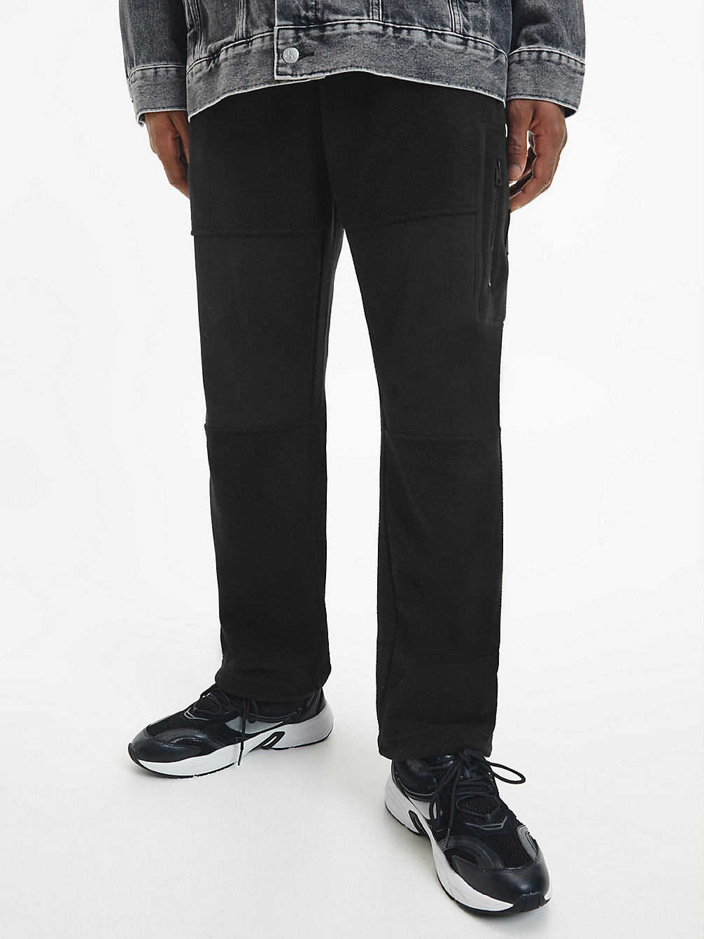 CK BLACK > Spodnie Dresowe Z Polaru Z Recyklingu > undefined Mężczyźni - Calvin Klein