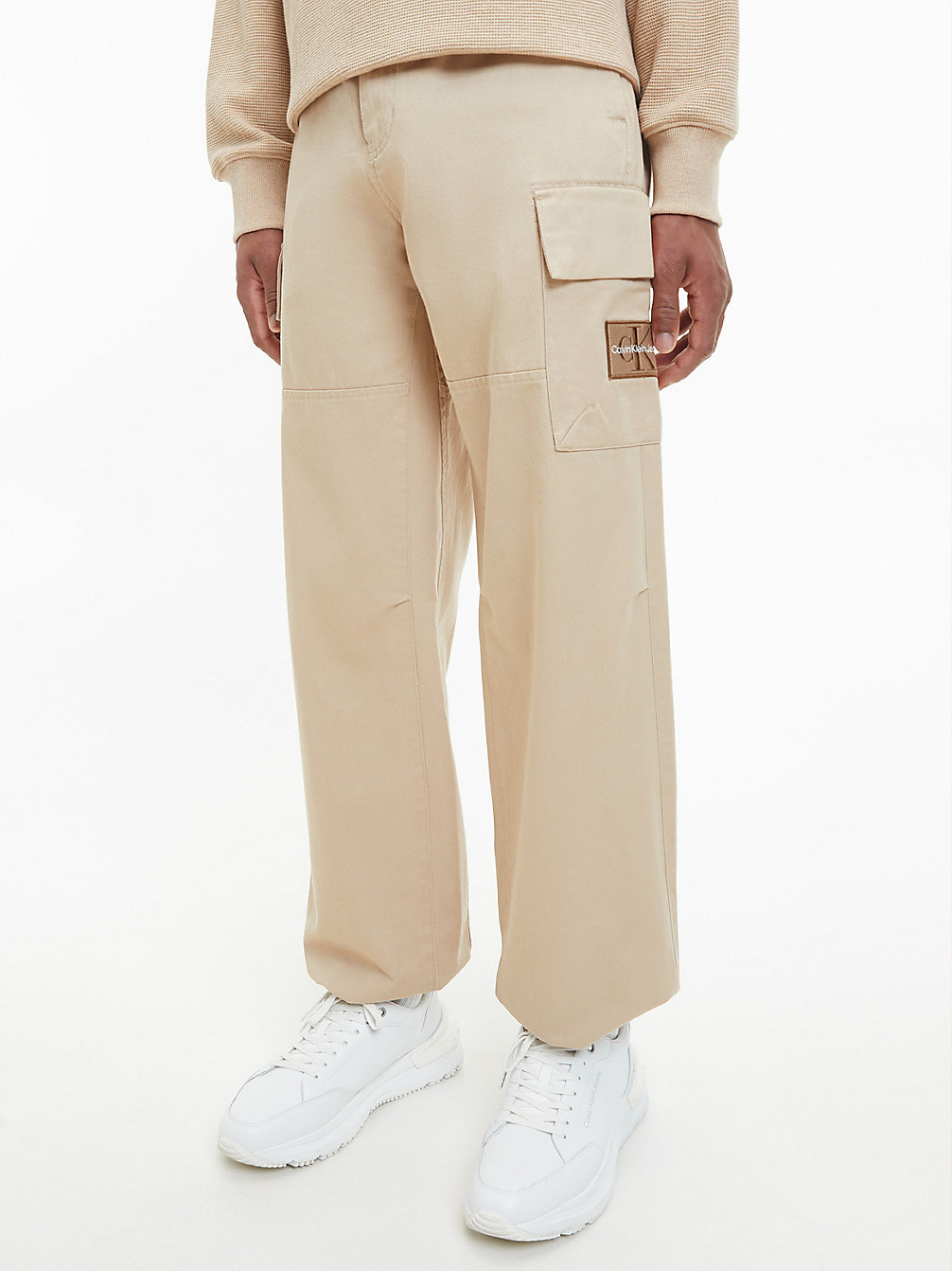 TRAVERTINE Wide Leg Cargo Pants undefined men Calvin Klein