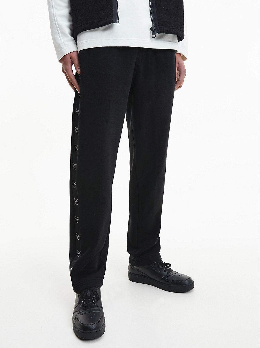 CK BLACK Pantaloni Da Tuta Con Logo Tape undefined uomo Calvin Klein
