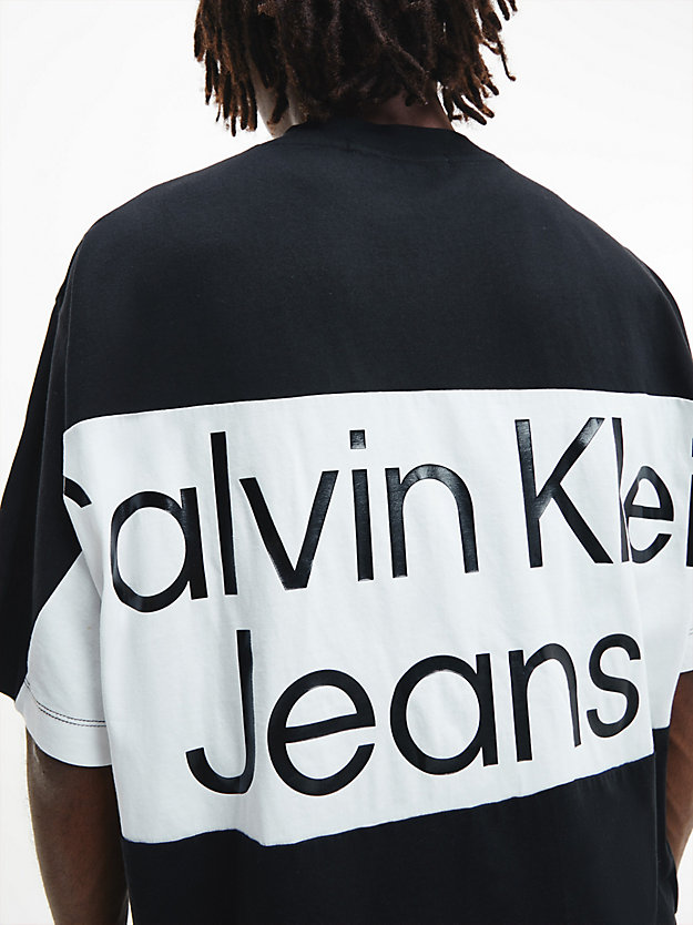 CK BLACK Camiseta holgada con logo en la parte trasera de hombre CALVIN KLEIN JEANS