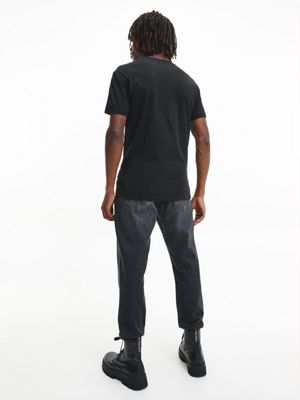 CK BLACK Slim Organic Cotton T-shirt for men CALVIN KLEIN JEANS
