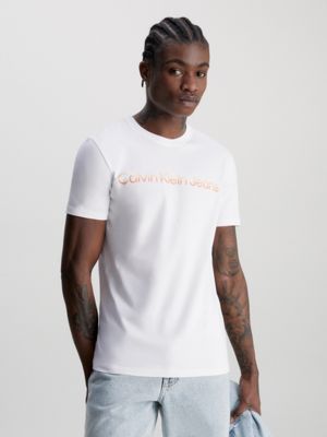 Wreed domesticeren Ventileren Slim T-shirt met logo Calvin Klein® | J30J322511YAF