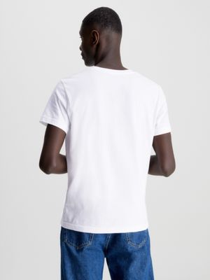 Calvin klein plain white t outlet shirt