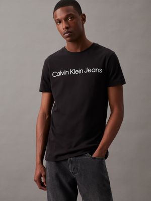 T-Shirts Calvin Klein Jeans 2 Pack Slim Organic Cotton T-Shirts Black