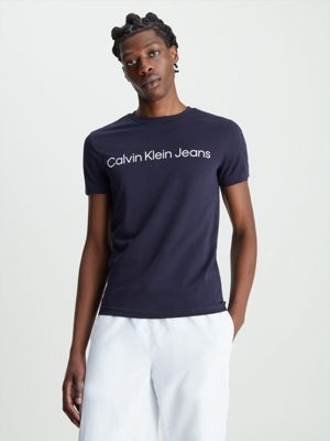 Schmales Klein® aus J30J322552CHW Logo-T-Shirt Bio-Baumwolle Calvin |