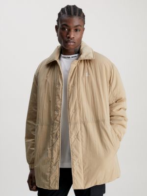 NYLON NYLON PADDED COACH JACKET-