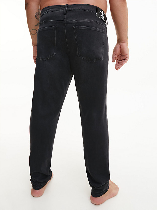 DENIM BLACK Plus Size Skinny Jeans for men CALVIN KLEIN JEANS