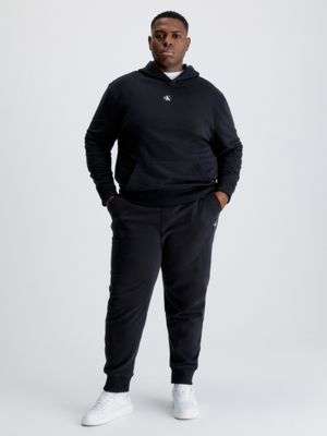 CK BLACK Plus Size Monogram Joggers for men CALVIN KLEIN JEANS