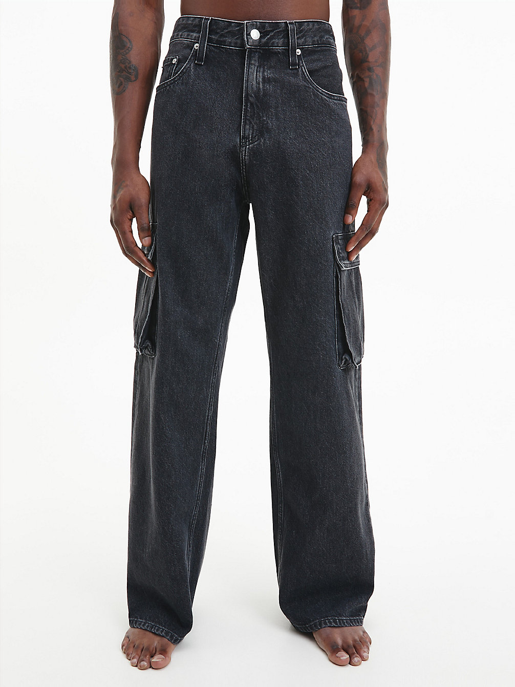 CK BLACK 90's Loose Jeans undefined heren Calvin Klein