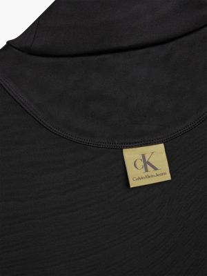 CK BLACK Camiseta de manga larga elástica slim de hombre CALVIN KLEIN JEANS