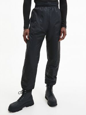 CK BLACK / POLLEN Reversible Padded Trousers for men CALVIN KLEIN JEANS