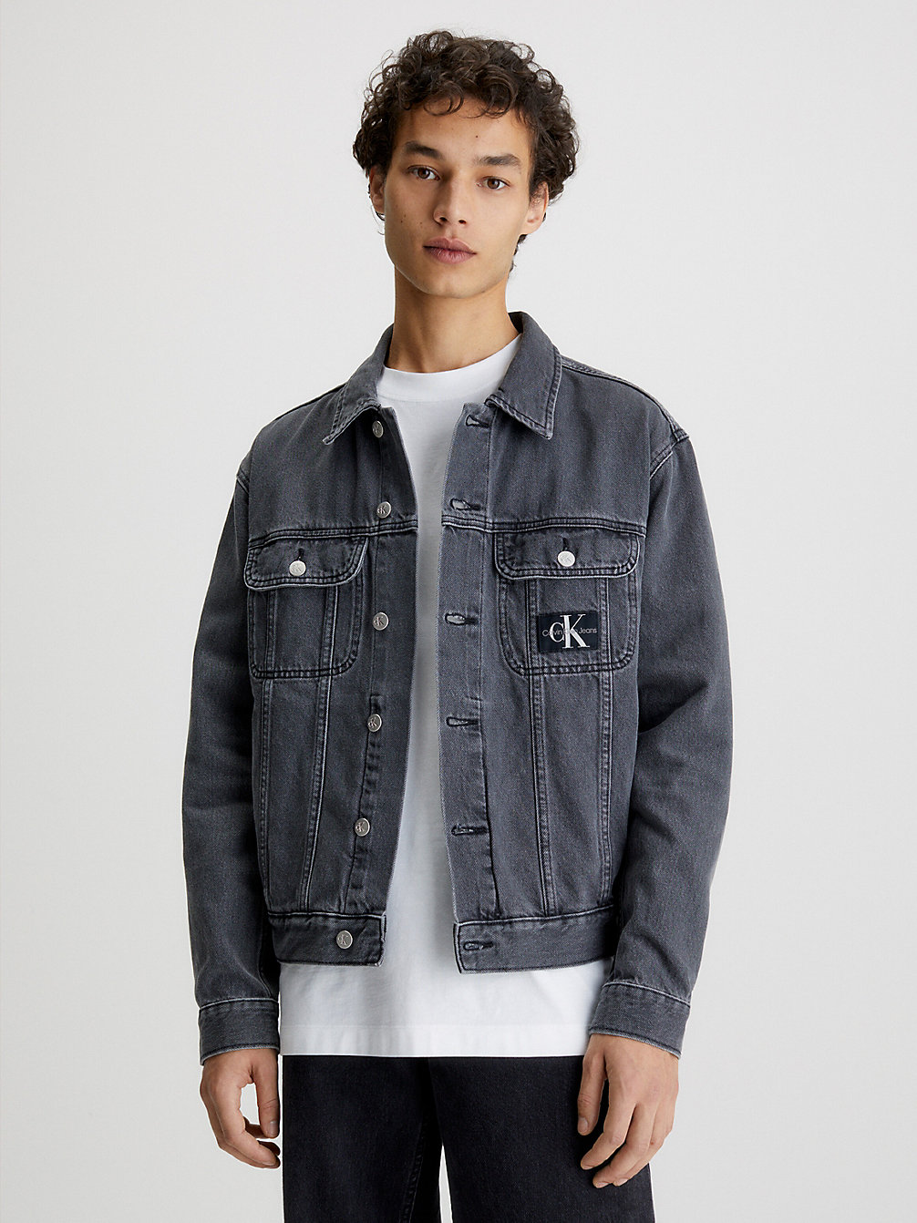 DENIM BLACK Denim Jacket undefined men Calvin Klein