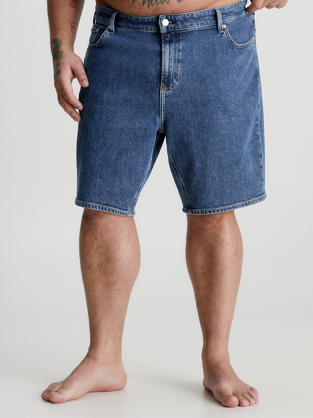 Pantaloncini Plus Size In Denim > DENIM DARK > undefined uomo > Calvin Klein