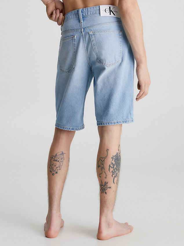 blue szorty jeansowe dla mężczyźni - calvin klein jeans