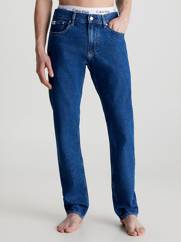 DENIM DARK Authentische Straight Jeans für Herren CALVIN KLEIN JEANS