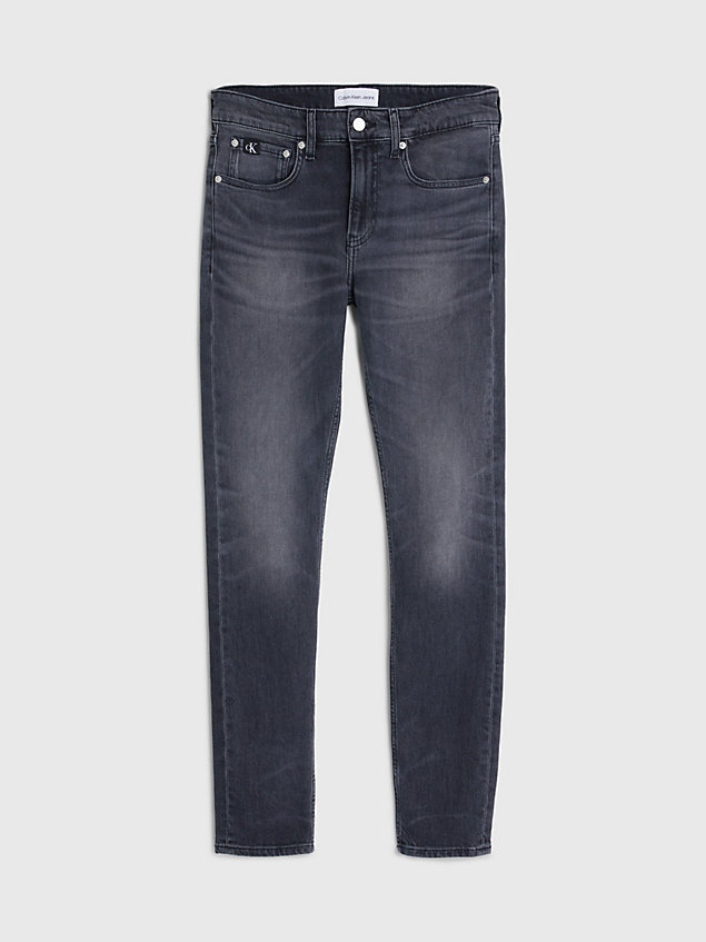 slim tapered jeans black de hombre calvin klein jeans
