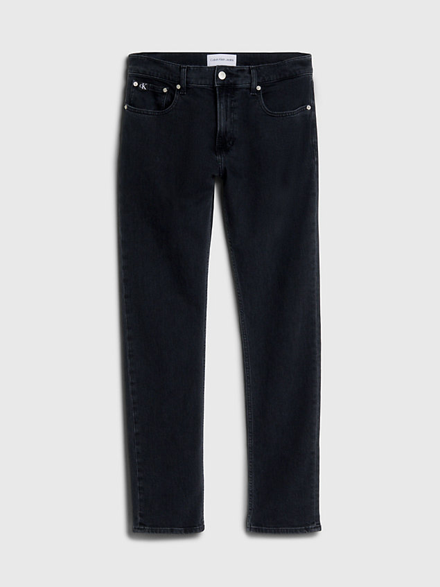 black authentic straight jeans for men calvin klein jeans