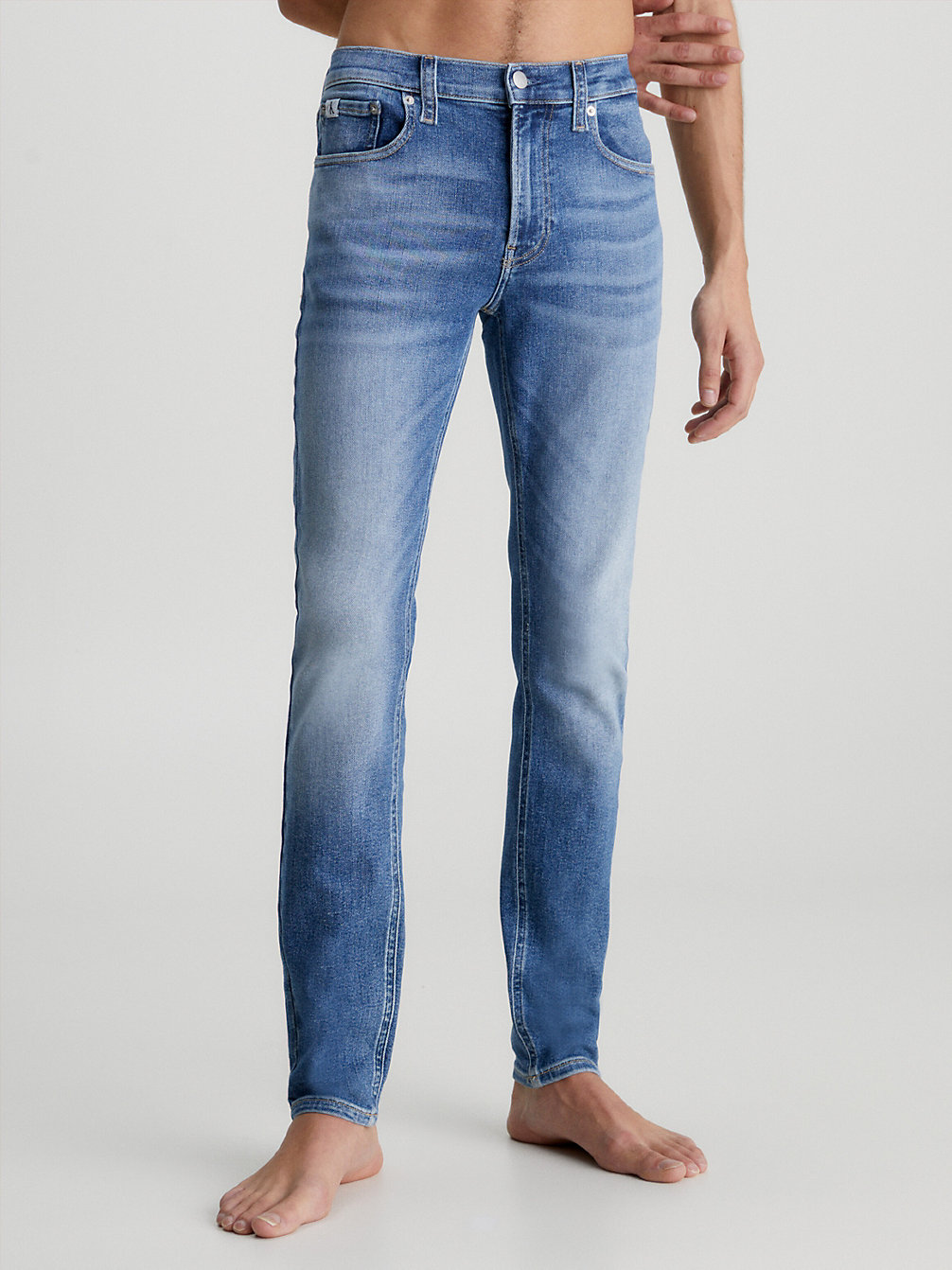 DENIM MEDIUM Super Skinny Jeans undefined men Calvin Klein