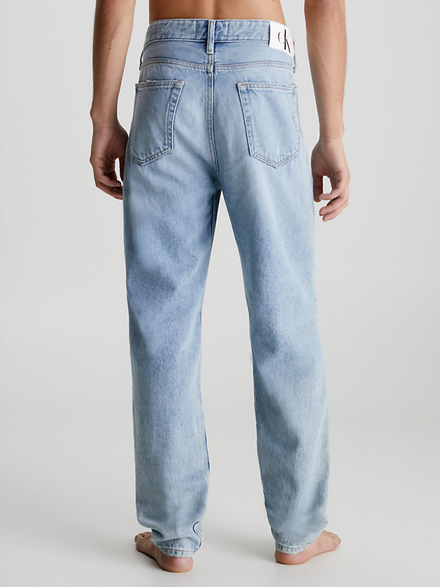 jean tapered denim medium pour hommes calvin klein jeans