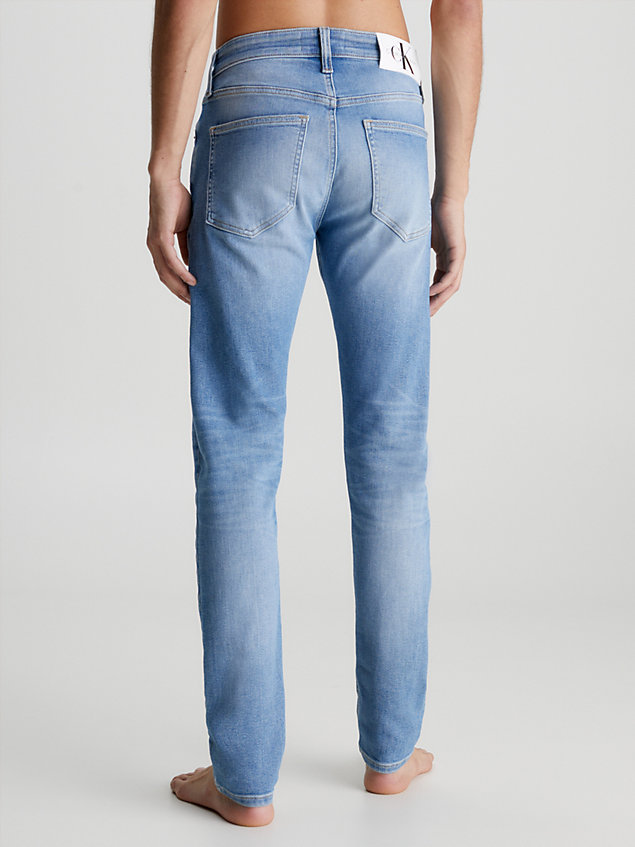 blue skinny jeans voor heren - calvin klein jeans
