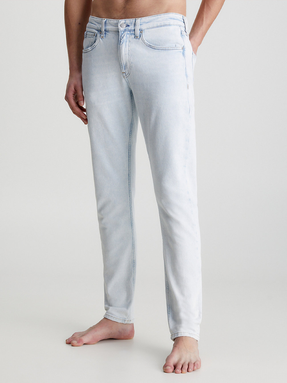 DENIM LIGHT Slim Tapered Jeans undefined men Calvin Klein